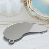 Maxbell Display Vanity Tray Perfume Plate Serving Tray for Bedroom Background Home 27x12x3cm Mirror