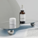 Maxbell Display Vanity Tray Perfume Plate Serving Tray for Bedroom Background Home 27x12x3cm Mirror