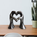 Maxbell Love Gesture Statue Sculpture Creative for Bedroom Shelf Table Centerpiece