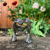 Maxbell Love Gesture Statue Sculpture Creative for Bedroom Shelf Table Centerpiece