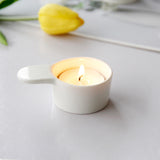 Maxbell Ceramic Tea Light Candle Holder for Holidays Table Centerpiece Bedroom