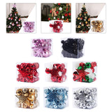 Maxbell 45Pcs Christmas Balls Ornaments Hanging Christmas Star Tree Topper New Year Pink