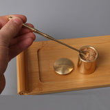 Maxbell Home Incense Making Kit Feather Sweep Brass for Incense Burner Supplies
