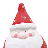 Maxbell Santa Doll Christmas Collectible Statue Photo Prop for Desktop Centerpiece Santa Claus