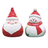 Maxbell Santa Doll Christmas Collectible Statue Photo Prop for Desktop Centerpiece Santa Claus