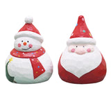 Maxbell Santa Doll Christmas Collectible Statue Photo Prop for Desktop Centerpiece Santa Claus