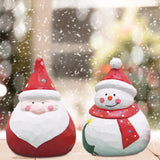 Maxbell Santa Doll Christmas Collectible Statue Photo Prop for Desktop Centerpiece Santa Claus