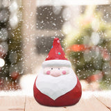 Maxbell Santa Doll Christmas Collectible Statue Photo Prop for Desktop Centerpiece Santa Claus