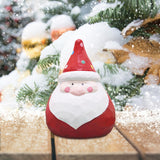 Maxbell Santa Doll Christmas Collectible Statue Photo Prop for Desktop Centerpiece Santa Claus