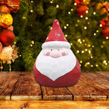 Maxbell Santa Doll Christmas Collectible Statue Photo Prop for Desktop Centerpiece Santa Claus