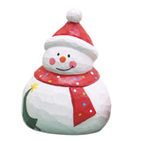 Maxbell Santa Doll Christmas Collectible Statue Photo Prop for Desktop Centerpiece Snowman