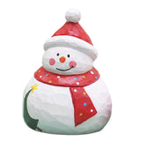 Maxbell Santa Doll Christmas Collectible Statue Photo Prop for Desktop Centerpiece Snowman