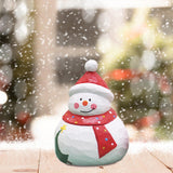 Maxbell Santa Doll Christmas Collectible Statue Photo Prop for Desktop Centerpiece Snowman