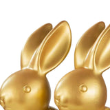 Maxbell 2 Pieces Rabbit Statue Bedroom Collection Window Sculpture Artwork Handmade