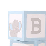 Maxbell 4x Baby Boxes Reusable Balloons Boxes for Xmas Holiday Photography Props Blue