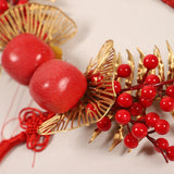 Maxbell Chinese New Year Pendant with Chinese Knot Tassel Oriental for Restaurant Style A
