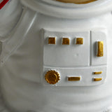 Maxbell 3 Pieces Modern Spaceman Figurines Astronaut Statue for Office Bedroom Table Aureate