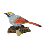 Maxbell Birds On A Branch Hanger Hanging Outdoor Tiles Resin Wall Coat Hook for Robe Red 13x4.5x8.5cm