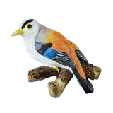 Maxbell Birds On A Branch Hanger Hanging Outdoor Tiles Resin Wall Coat Hook for Robe Yellow 10.7x3.5x9cm