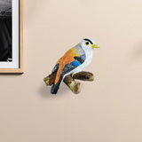 Maxbell Birds On A Branch Hanger Hanging Outdoor Tiles Resin Wall Coat Hook for Robe Yellow 10.7x3.5x9cm