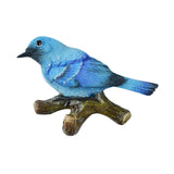 Maxbell Birds On A Branch Hanger Hanging Outdoor Tiles Resin Wall Coat Hook for Robe Blue 12x3.6x7.5cm