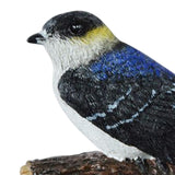 Maxbell Birds On A Branch Hanger Hanging Outdoor Tiles Resin Wall Coat Hook for Robe Black 12x3.5x6.5cm