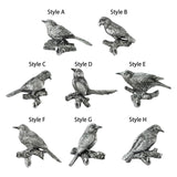 Maxbell Birds On A Branch Hanger Storage Scarf Resin Wall Coat Hook for Door Windows Style A 13x4.5x8.3cm