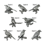 Maxbell Birds On A Branch Hanger Storage Scarf Resin Wall Coat Hook for Door Windows Style A 13x4.5x8.3cm