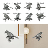 Maxbell Birds On A Branch Hanger Storage Scarf Resin Wall Coat Hook for Door Windows Style A 13x4.5x8.3cm