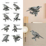 Maxbell Birds On A Branch Hanger Storage Scarf Resin Wall Coat Hook for Door Windows Style A 13x4.5x8.3cm