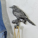 Maxbell Birds On A Branch Hanger Storage Scarf Resin Wall Coat Hook for Door Windows Style A 13x4.5x8.3cm