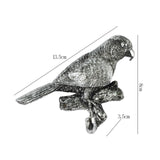 Maxbell Birds On A Branch Hanger Storage Scarf Resin Wall Coat Hook for Door Windows Style C 13x3.5x8cm
