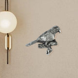 Maxbell Birds On A Branch Hanger Storage Scarf Resin Wall Coat Hook for Door Windows Style C 13x3.5x8cm