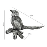 Maxbell Birds On A Branch Hanger Storage Scarf Resin Wall Coat Hook for Door Windows Style D 12x3.5x9.2cm