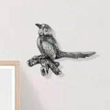 Maxbell Birds On A Branch Hanger Storage Scarf Resin Wall Coat Hook for Door Windows Style D 12x3.5x9.2cm