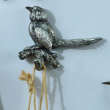 Maxbell Birds On A Branch Hanger Storage Scarf Resin Wall Coat Hook for Door Windows Style D 12x3.5x9.2cm