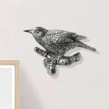 Maxbell Birds On A Branch Hanger Storage Scarf Resin Wall Coat Hook for Door Windows Style E 12x3.5x7.3cm