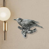 Maxbell Birds On A Branch Hanger Storage Scarf Resin Wall Coat Hook for Door Windows Style E 12x3.5x7.3cm