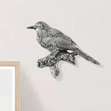 Maxbell Birds On A Branch Hanger Storage Scarf Resin Wall Coat Hook for Door Windows Style F 12x4x10cm