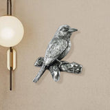 Maxbell Birds On A Branch Hanger Storage Scarf Resin Wall Coat Hook for Door Windows StyleJ11.5x3.5x9.5cm