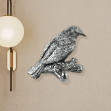 Maxbell Birds On A Branch Hanger Storage Scarf Resin Wall Coat Hook for Door Windows Style H 12x3.5x9.5cm