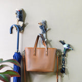 Maxbell Resin Wall Coat Hooks Door Storage Robe Headset Bag Birds On A Branch Hanger Yellow 8.5x4.5x18cm