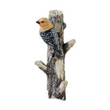 Maxbell Resin Wall Coat Hooks Door Storage Robe Headset Bag Birds On A Branch Hanger Yellow 8.5x4.5x18cm