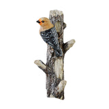 Maxbell Resin Wall Coat Hooks Door Storage Robe Headset Bag Birds On A Branch Hanger Yellow 8.5x4.5x18cm