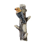 Maxbell Resin Wall Coat Hooks Door Storage Robe Headset Bag Birds On A Branch Hanger Yellow 8.5x4.5x18cm