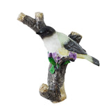 Maxbell Resin Wall Coat Hooks Door Storage Robe Headset Bag Birds On A Branch Hanger White 12.5x5x12.5cm