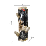 Maxbell Resin Wall Coat Hooks Door Storage Robe Headset Bag Birds On A Branch Hanger Red 8x6x17.5cm