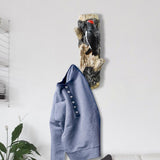 Maxbell Resin Wall Coat Hooks Door Storage Robe Headset Bag Birds On A Branch Hanger Red 8x6x17.5cm