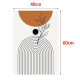 Maxbell Canvas Prints Wall Picture Accessories Geometric for Kitchen Home Decor A (No Frame)