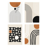 Maxbell Canvas Prints Wall Picture Accessories Geometric for Kitchen Home Decor A (No Frame)